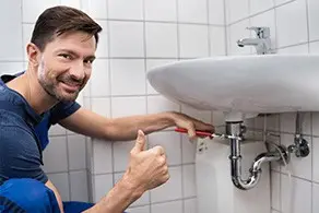 Blocked sink and wash basin
